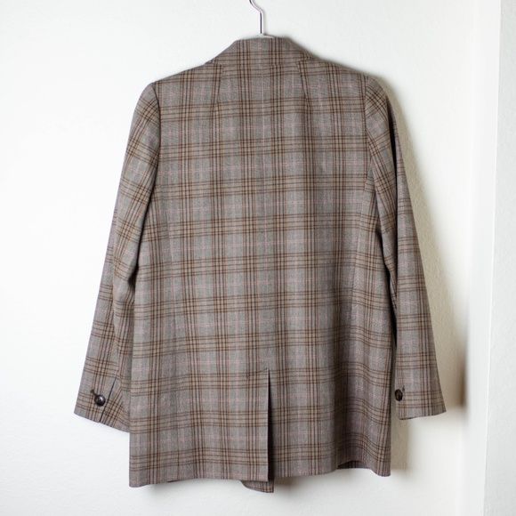 NWT Madewell Suit Neale Pant and Caldwell Double Breasted Blazer in Ghent Plaid - Picture 10 of 10